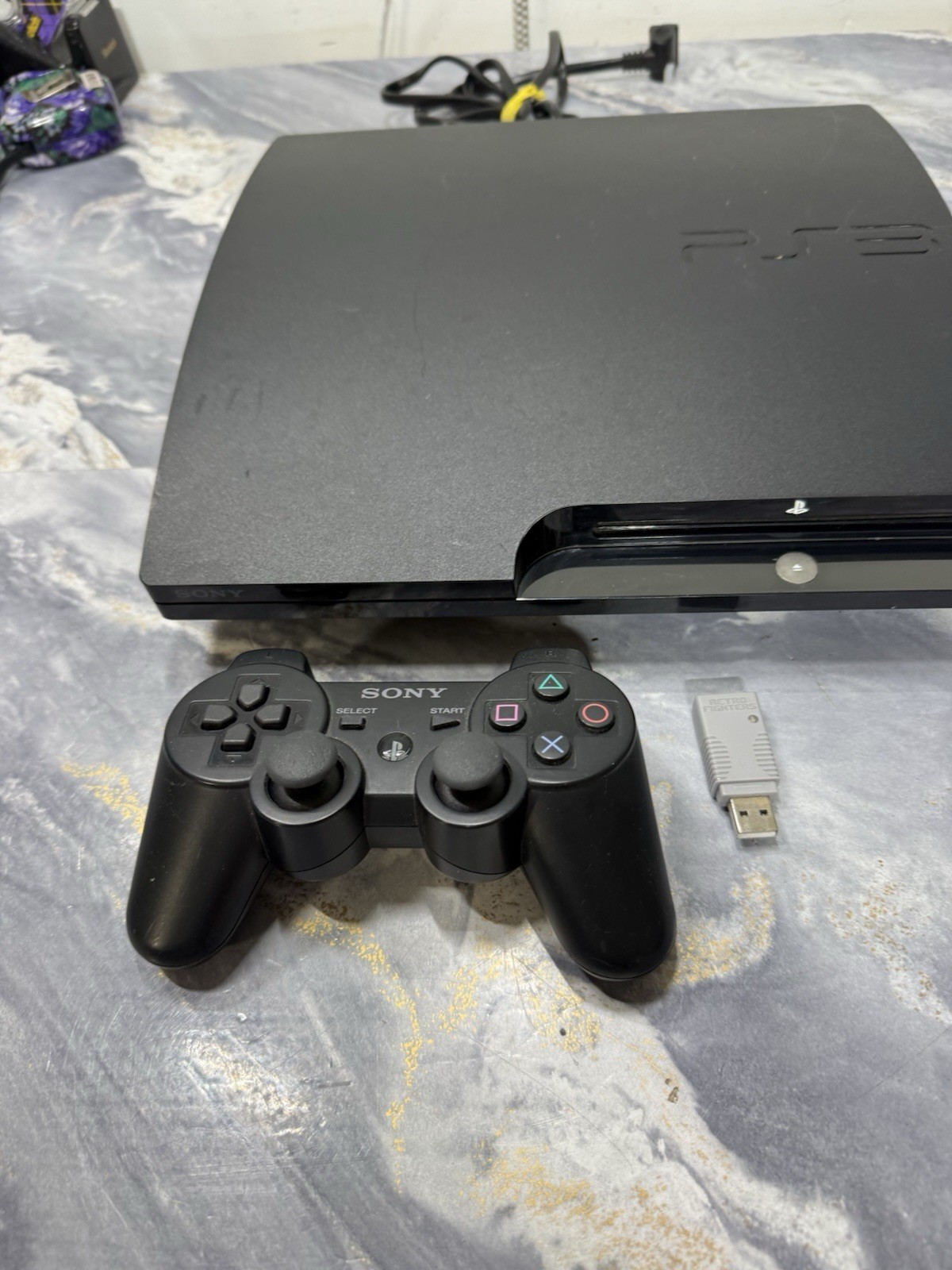 Sony PlayStation 3 Slim Console – Black; CECH-2001A