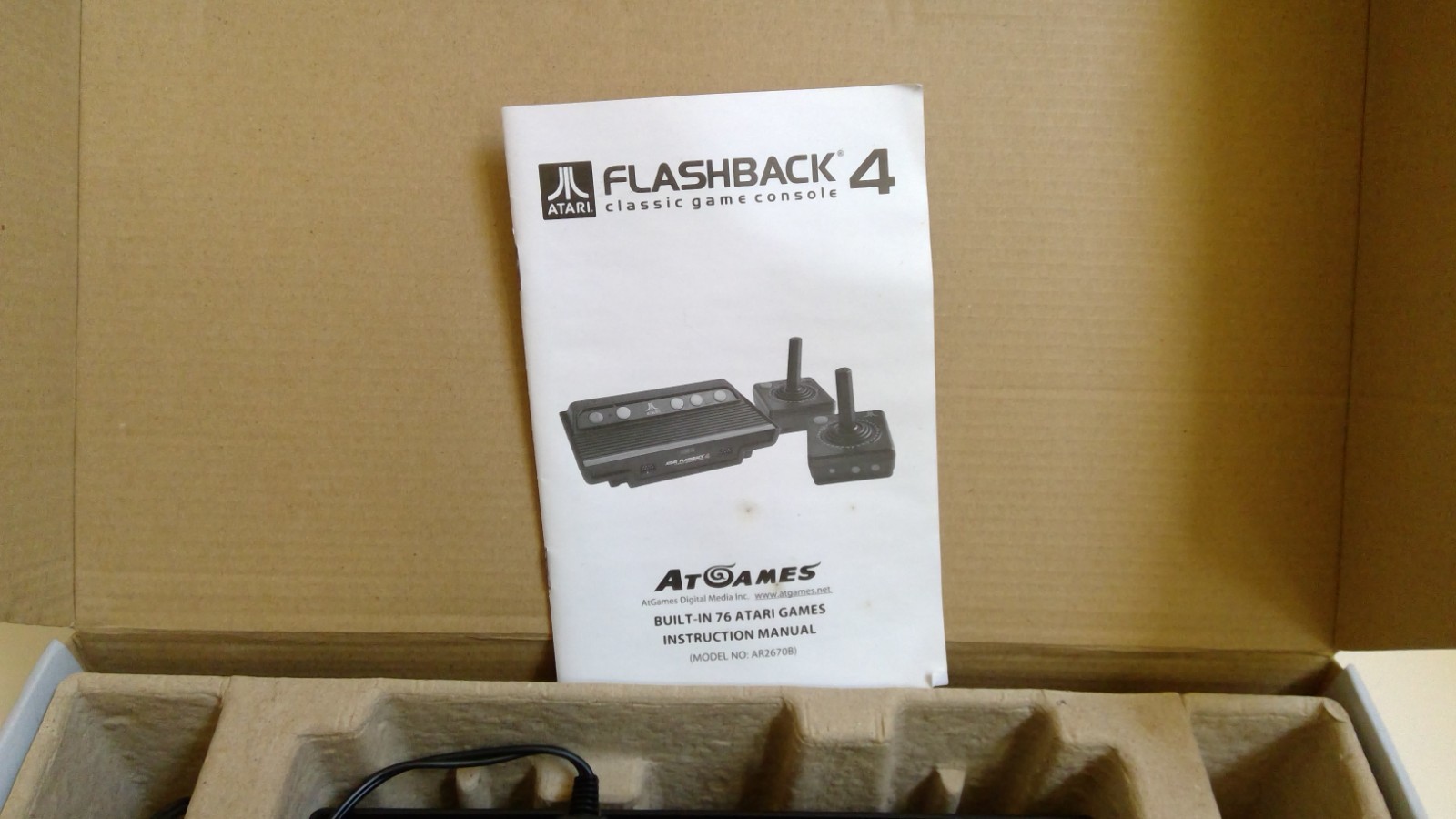 Atari Flashback 4 Classic Game Console 40th Anniversary New 75 Games w/ Box
