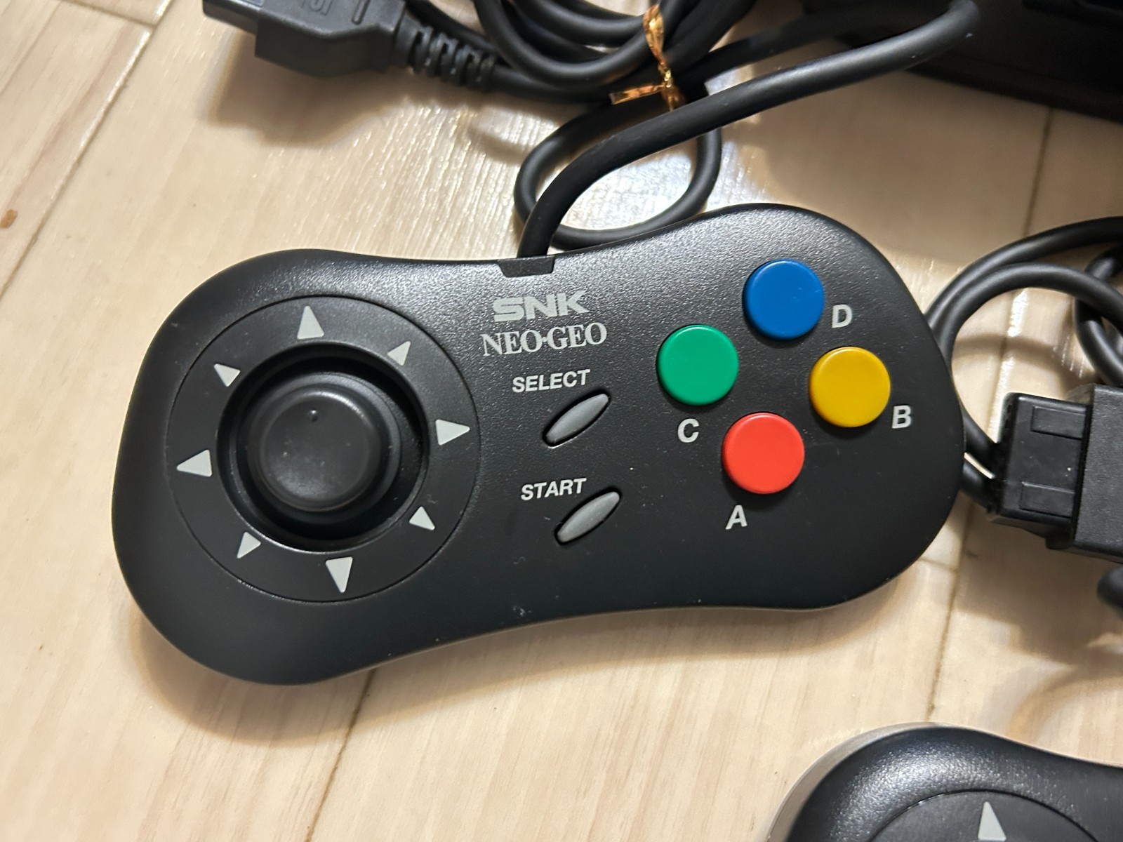 SNK Neo Geo CD Top Loader Console CD-T01 Japan Tested Working + Controllers NTSC
