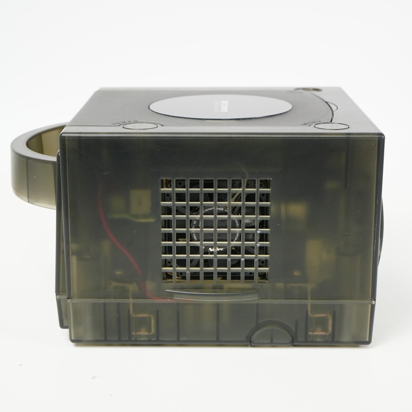 Nintendo GameCube Translucent Black Shell Console NTSC U-C/J Region Switch Mod