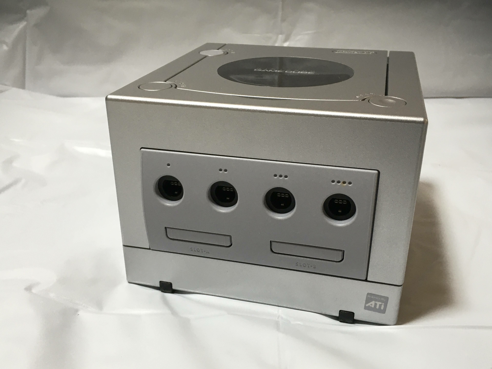 Nintendo Game Cube Silver Console DOL-001 Japan GC Working Tested by FedEx