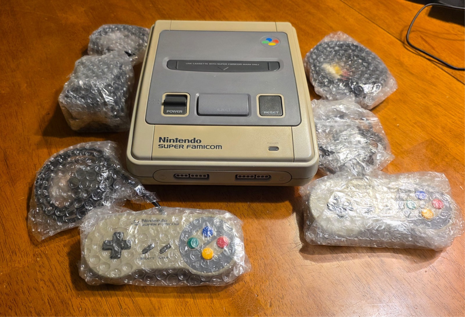 US Seller Super Famicom w/ Controllers & AV & Power LOT Incl Mother Carts TESTED