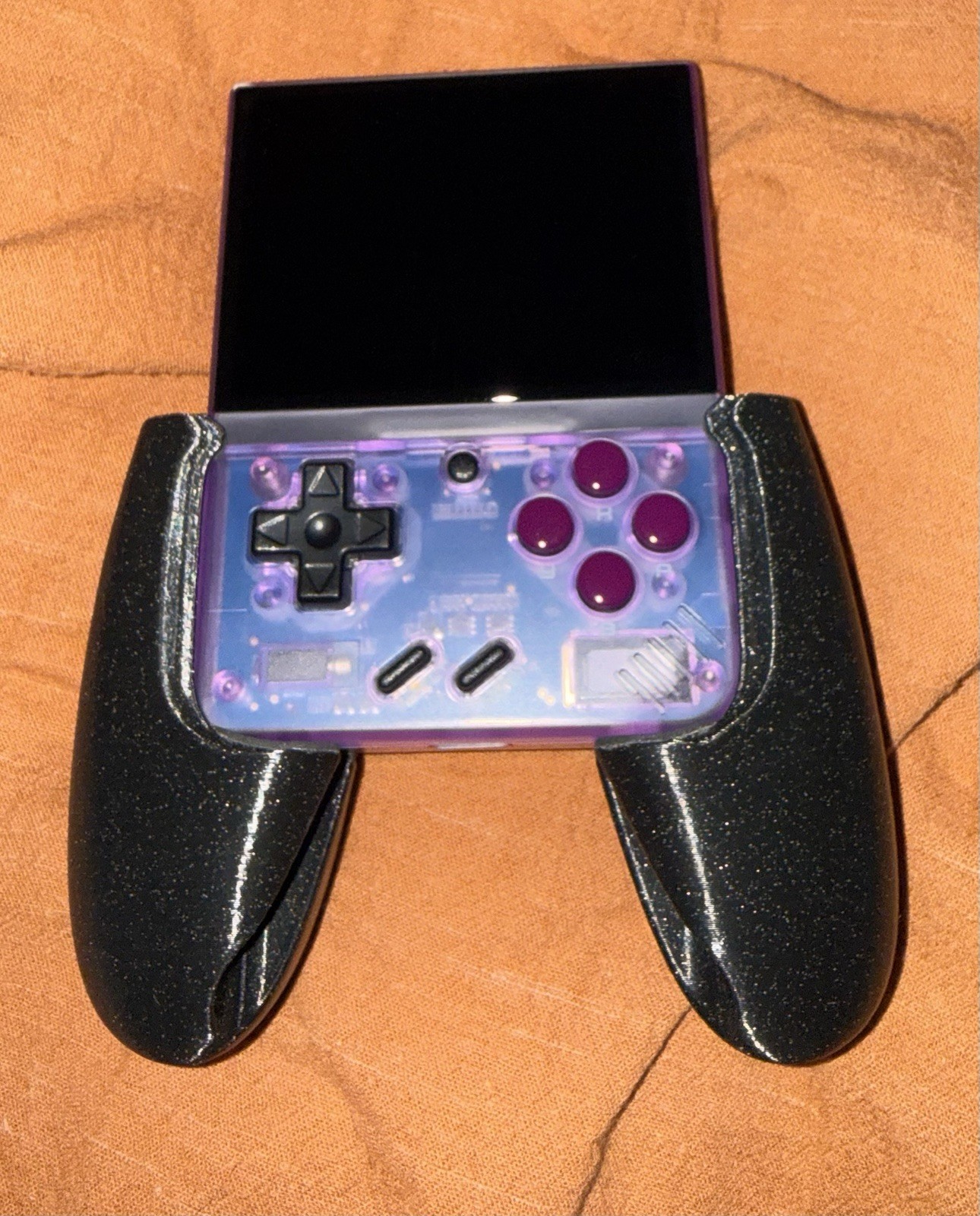 Miyoo Mini + Plus Handheld Game Console Purple