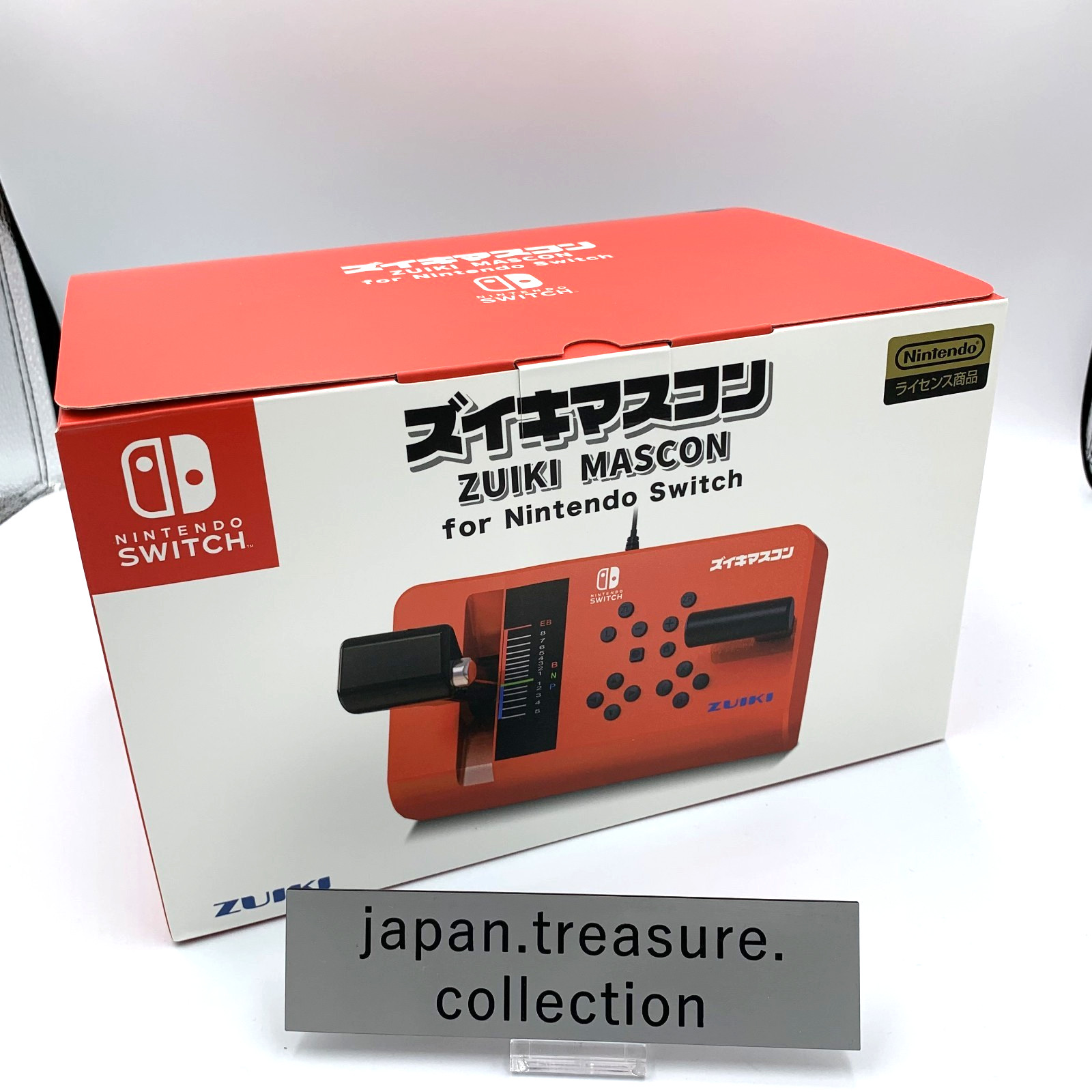 ZUIKI MASCON Controller GO By Train Densha De GO NINTENDO Switch Red NEW Japan