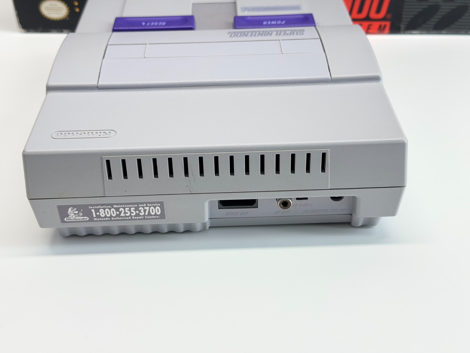 Super Nintendo System Bundle Complete with Original Box *TESTED*