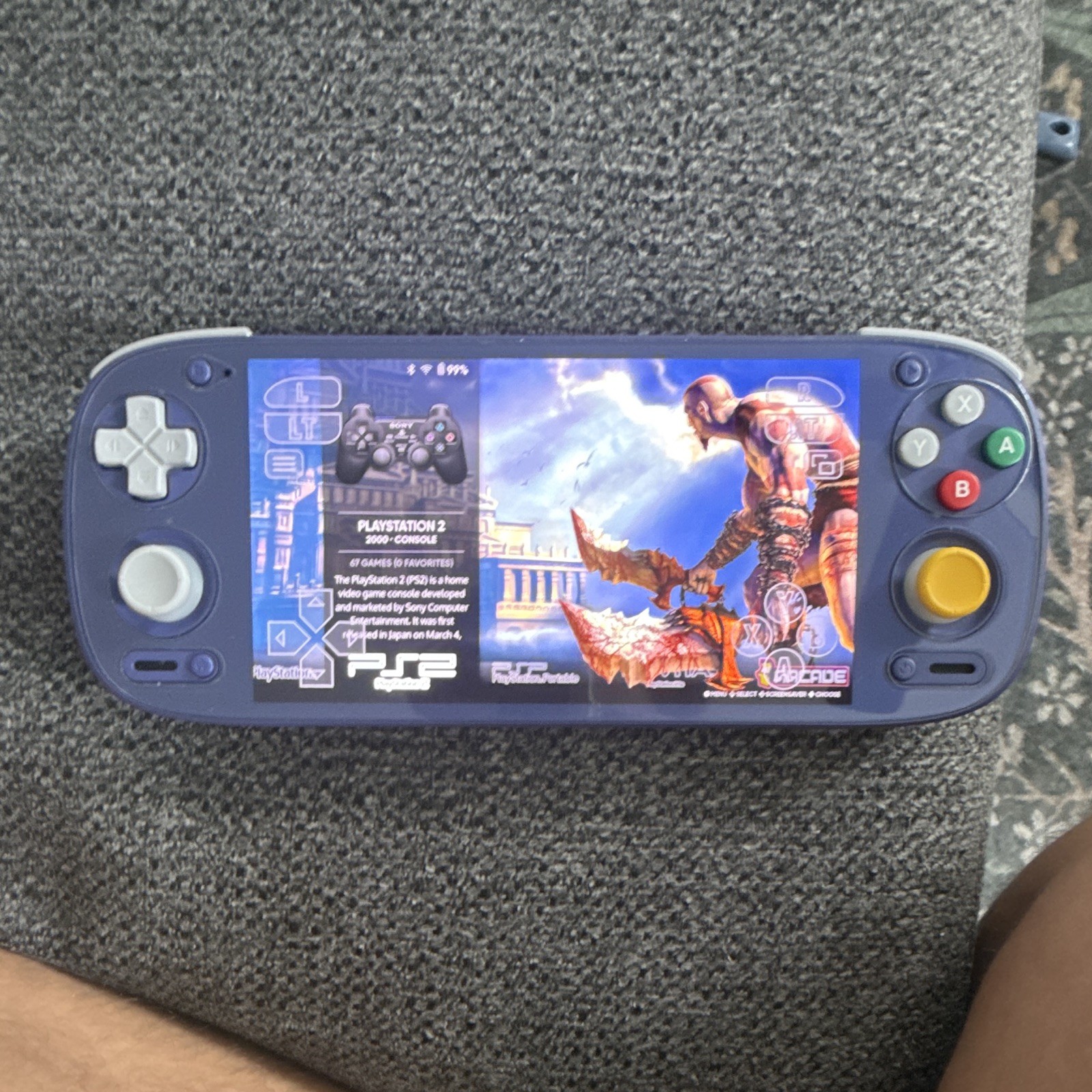 Retroid Pocket 5 Blue Handheld Console 128GB 1080p Wi-Fi USB-C Region Free