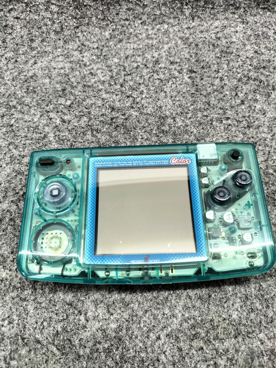 SNK Neo Geo Pocket Color Crystal blue Game Consoles tested used