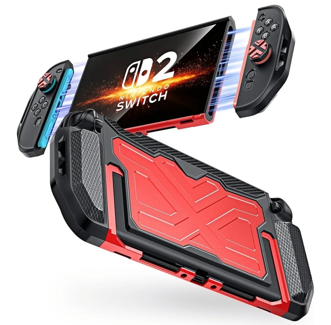 Nintendo Switch 2 Protective Case Dock Compatible Detachable Joy-Con Mat