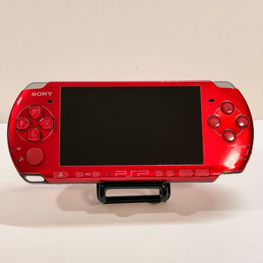 Sony PSP-3000 PSP 3000 Console Radiant Red Working Tested English language