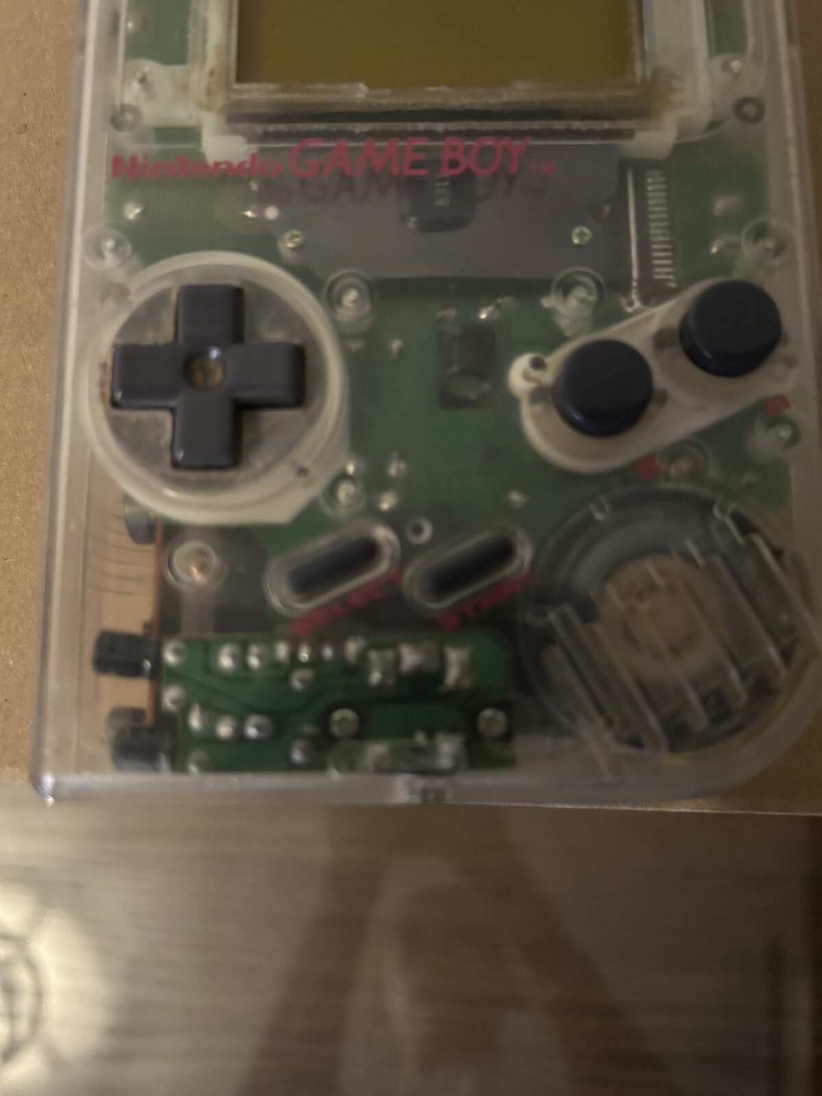 Translucent Clear DMG-01 Gameboy System (Nintendo) In Play it Loud Hardcase