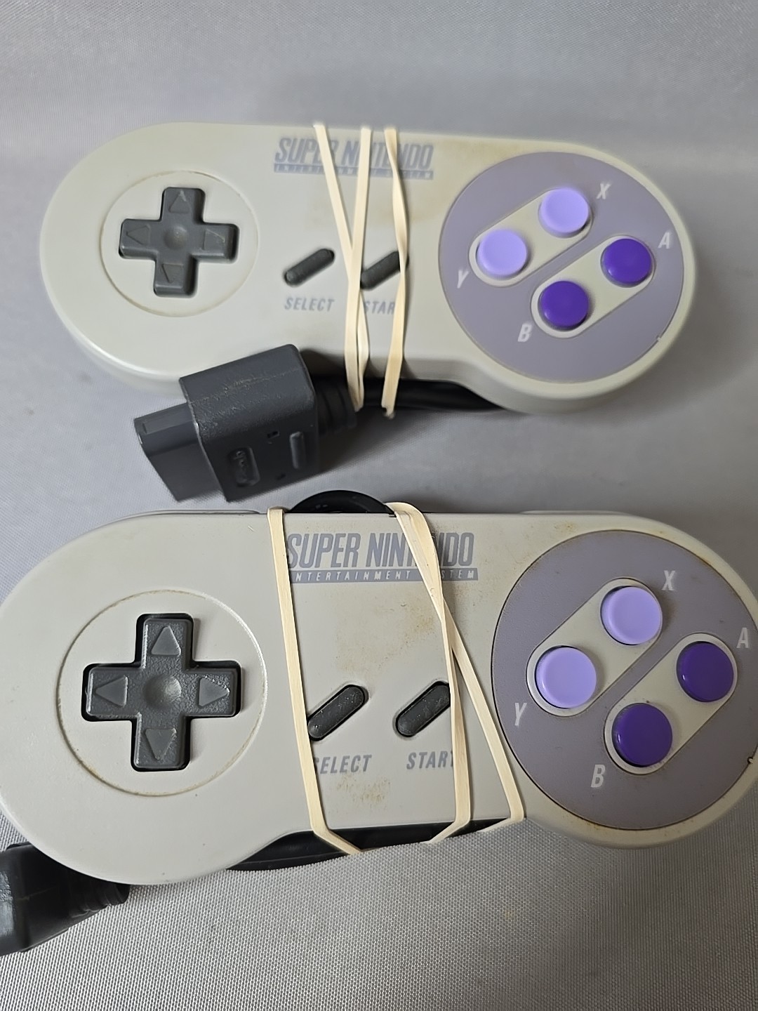 Super Nintendo SNES Console Bundle With Controller Cables & Manuals