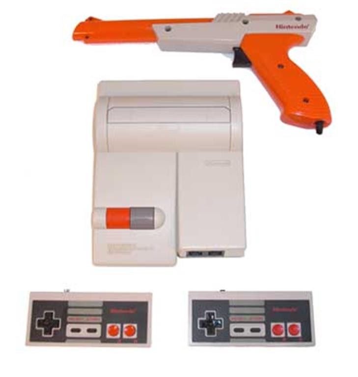 Original Top Loader NES Nintendo System W/ Light Gun