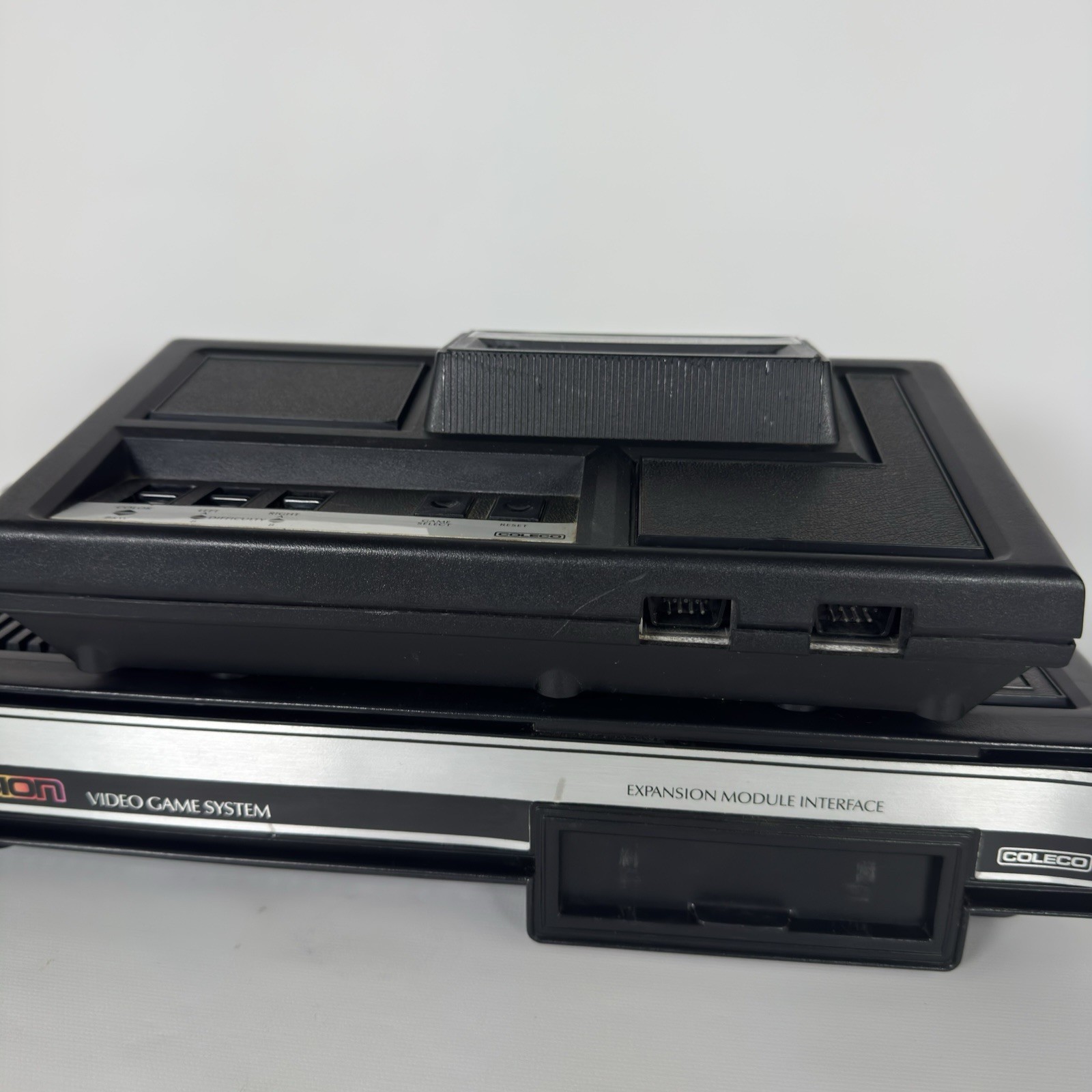 Coleco Vision Console W Controllers Expansion, Module #1, & 3 Games Untested!