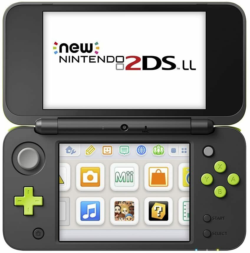 New Nintendo 2DS LL Black × Lime NJE106173974 Region JP