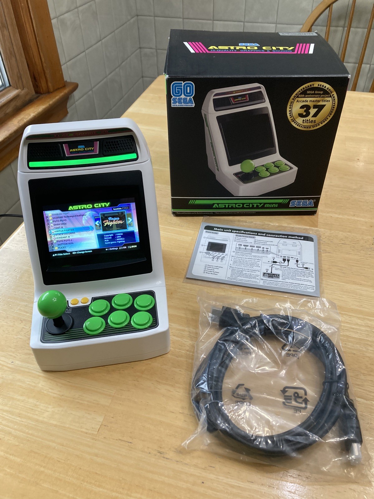 SEGA Astro City Mini Retro Arcade Console – White