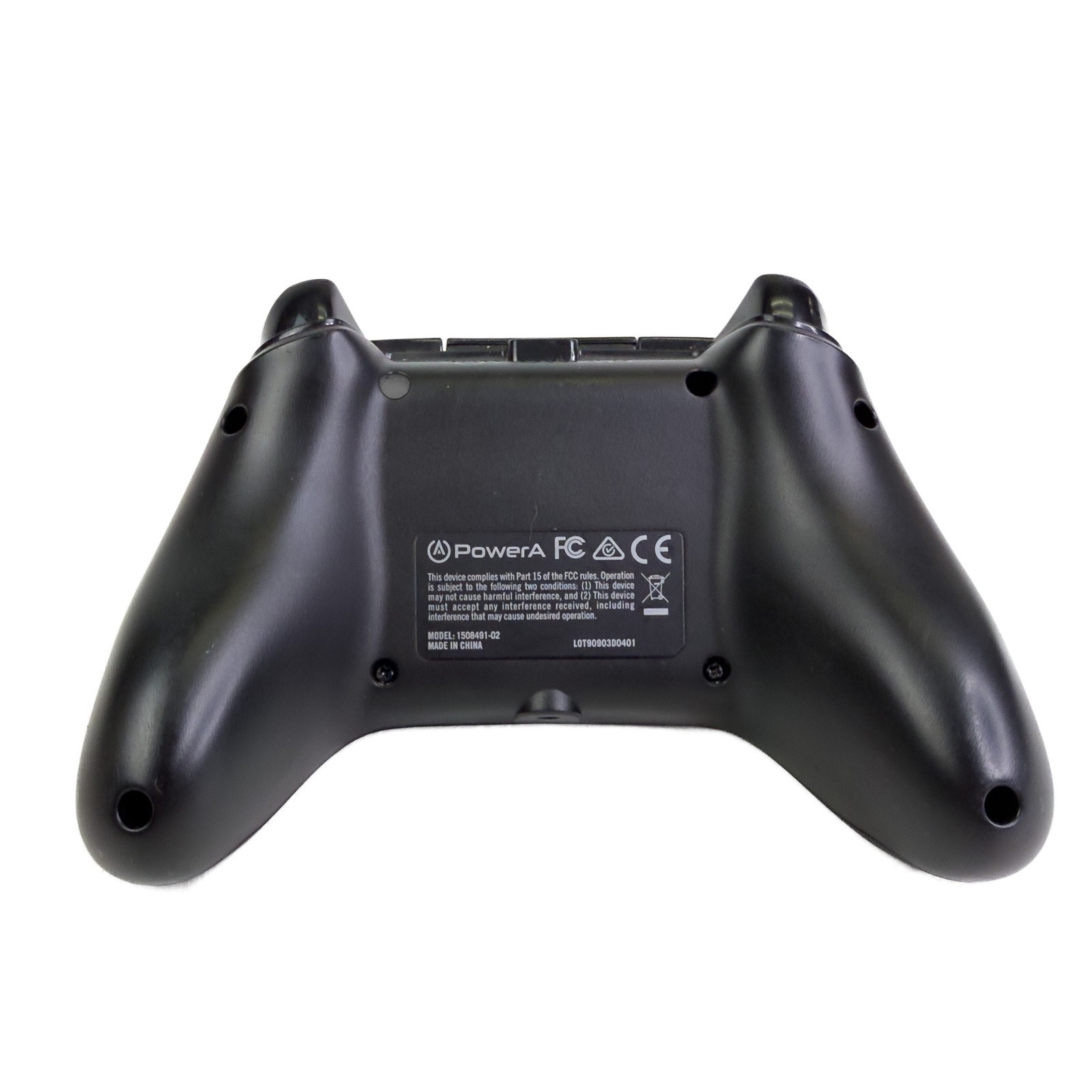 Black POWER A Xbox One Wired Controller Model 1508491-02 – Works