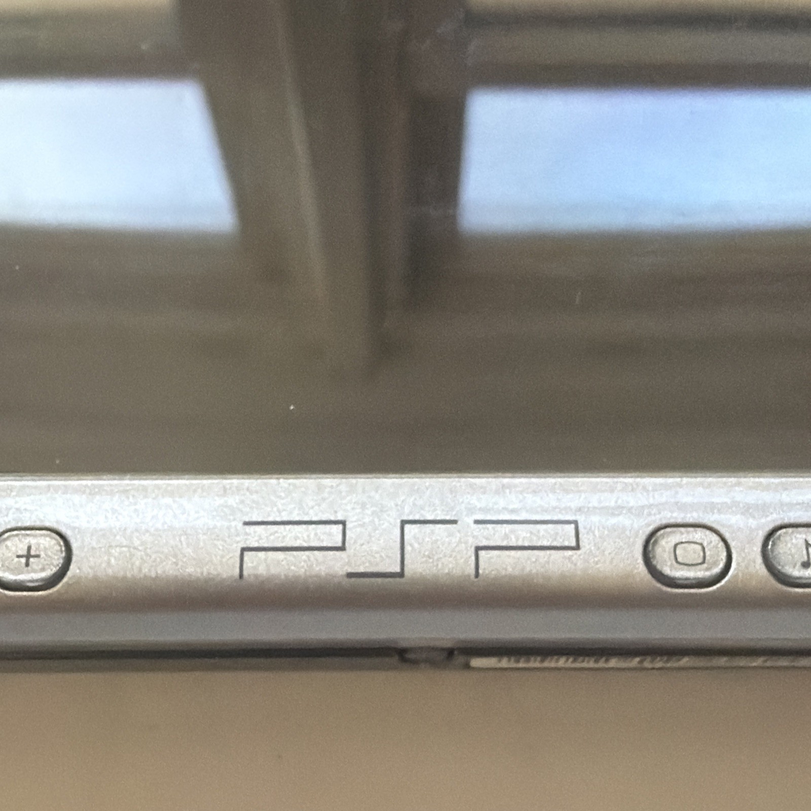 Sony PSP 2001 PlayStation Portable Slim Silver No Battery/Cover Tested
