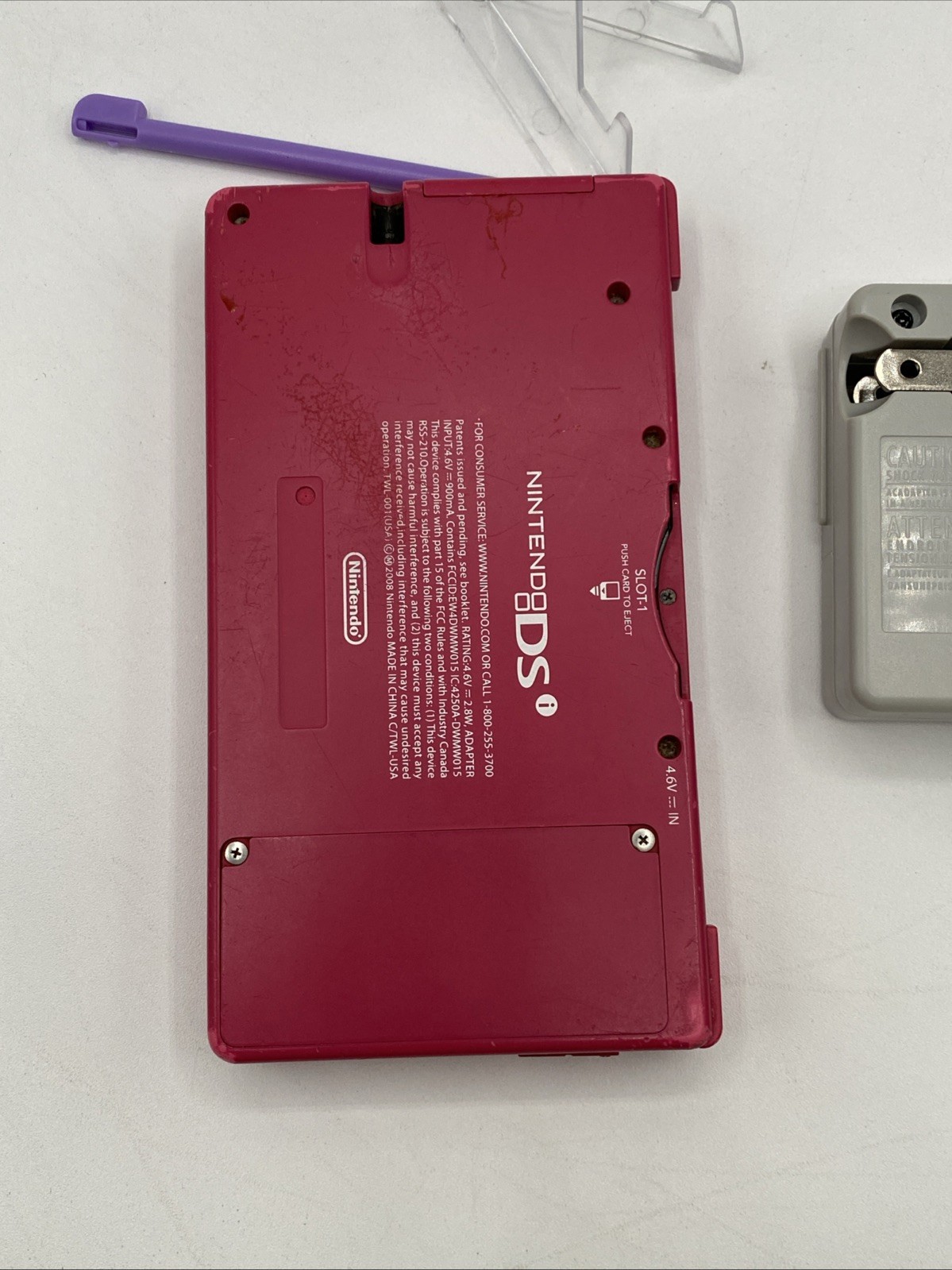 Nintendo DSi Hot Pink – Includes Preloaded Library (Large Collection)