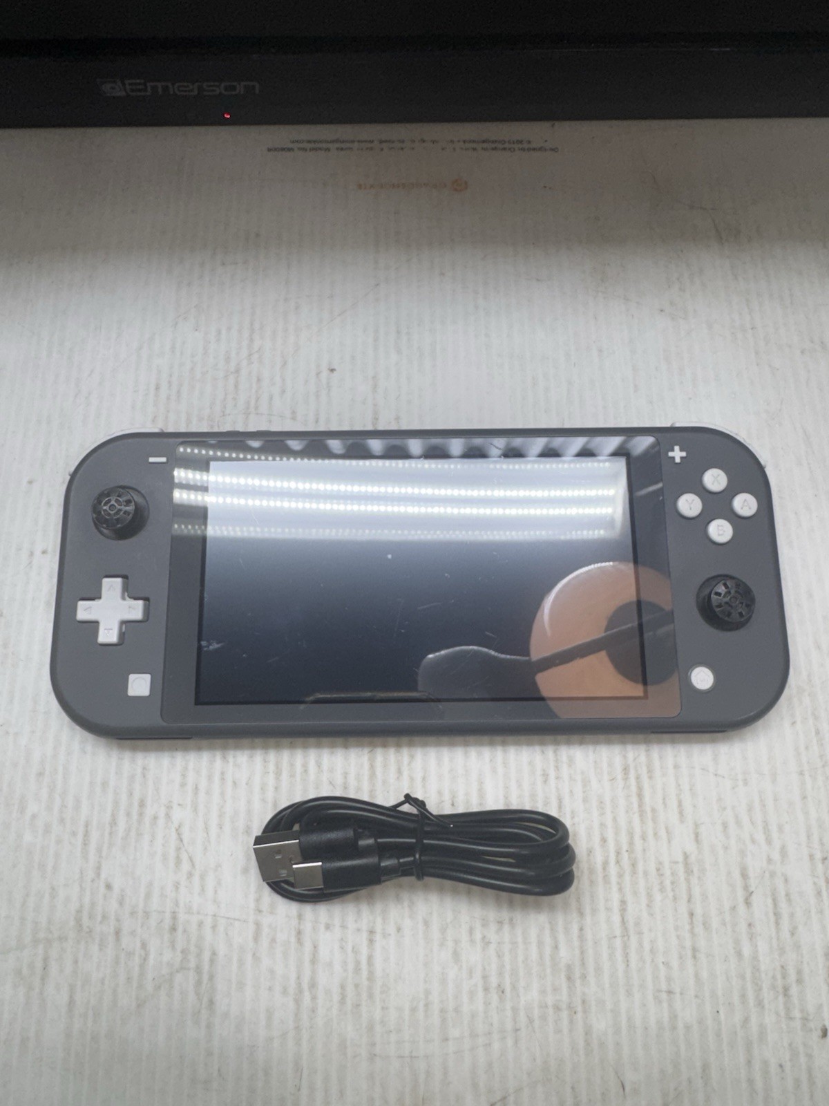 Nintendo Switch Lite Handheld Console Gray 32GB Working w Charger