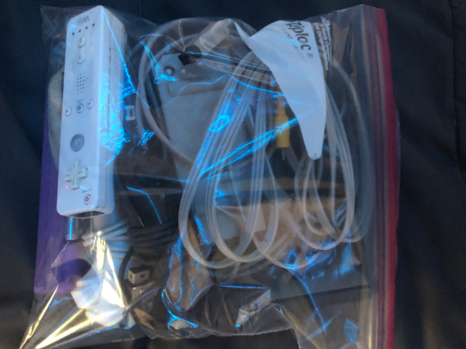 Black Nintendo Wii With 2 Controllers and All Cords