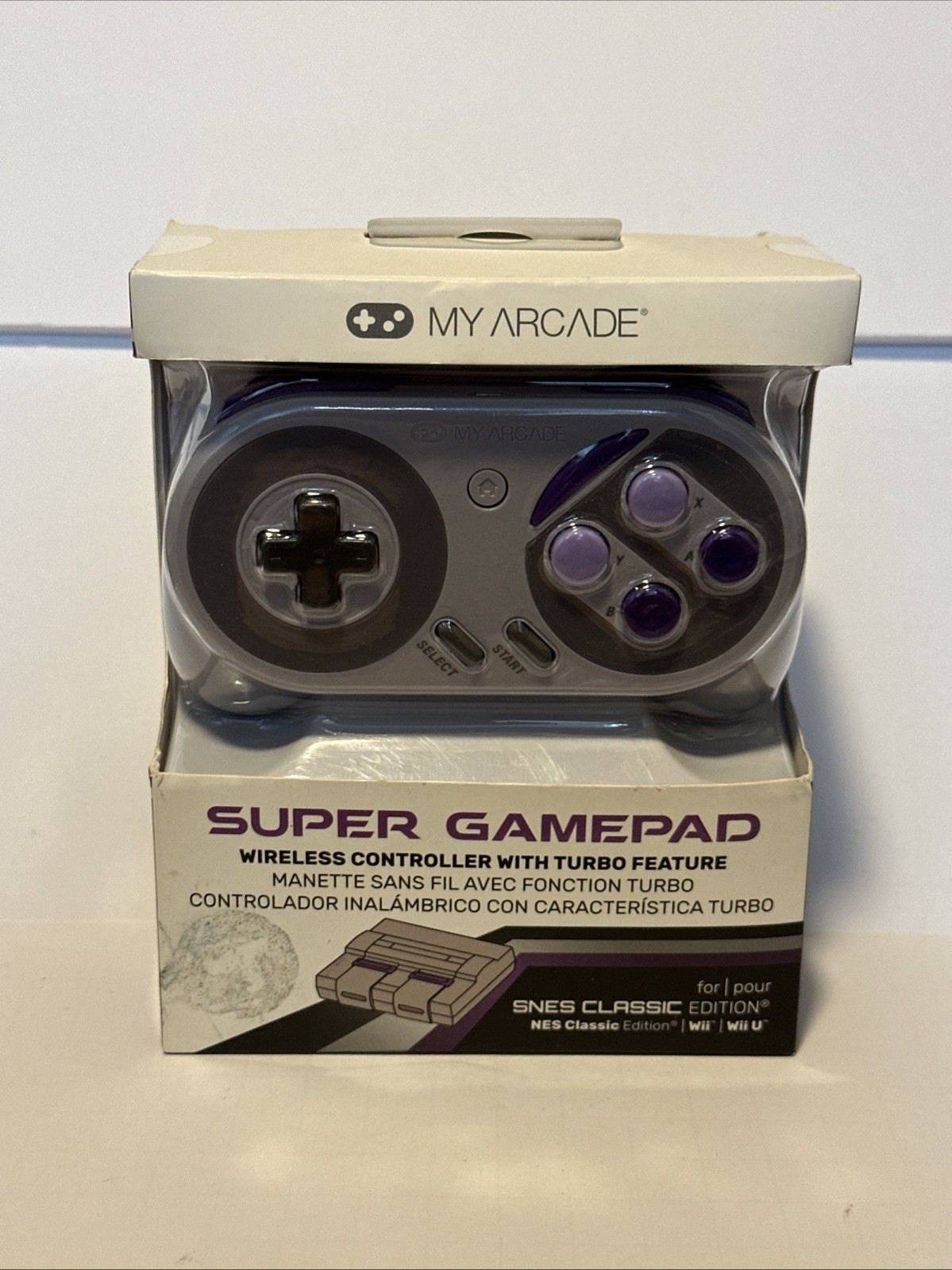 My Arcade Super Gamepad Wireless Turbo Controller For SNES Mini Classic Edition.
