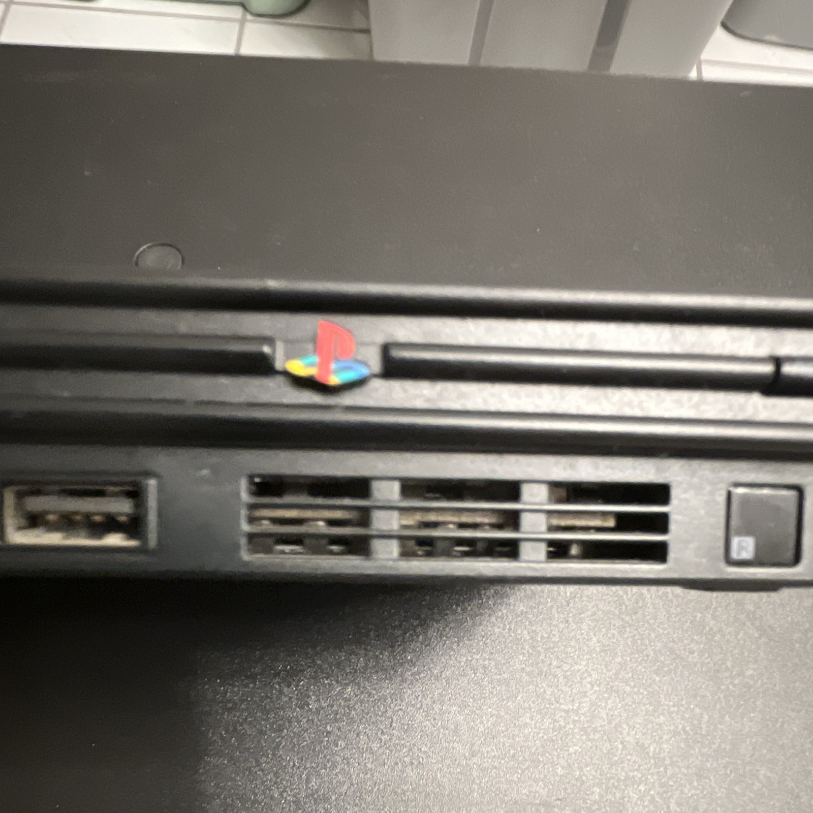 Sony PlayStation 2 PS2 Slim Console Black SCPH-50001 DVD Playback Expansion Bay