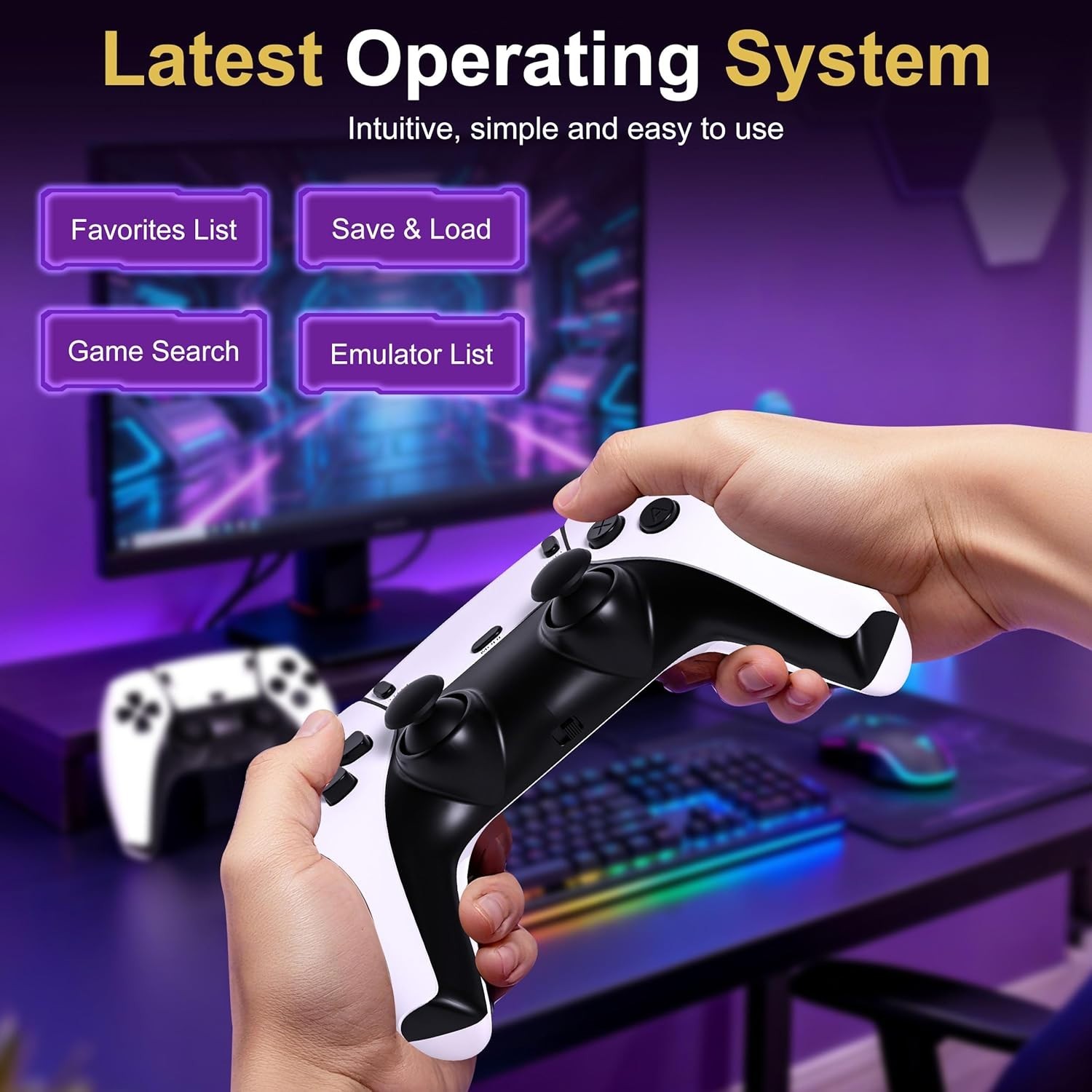 All-in-One Retro Gaming: 20,000 Games, 4K Resolution & 2.4G Wireless Controllers