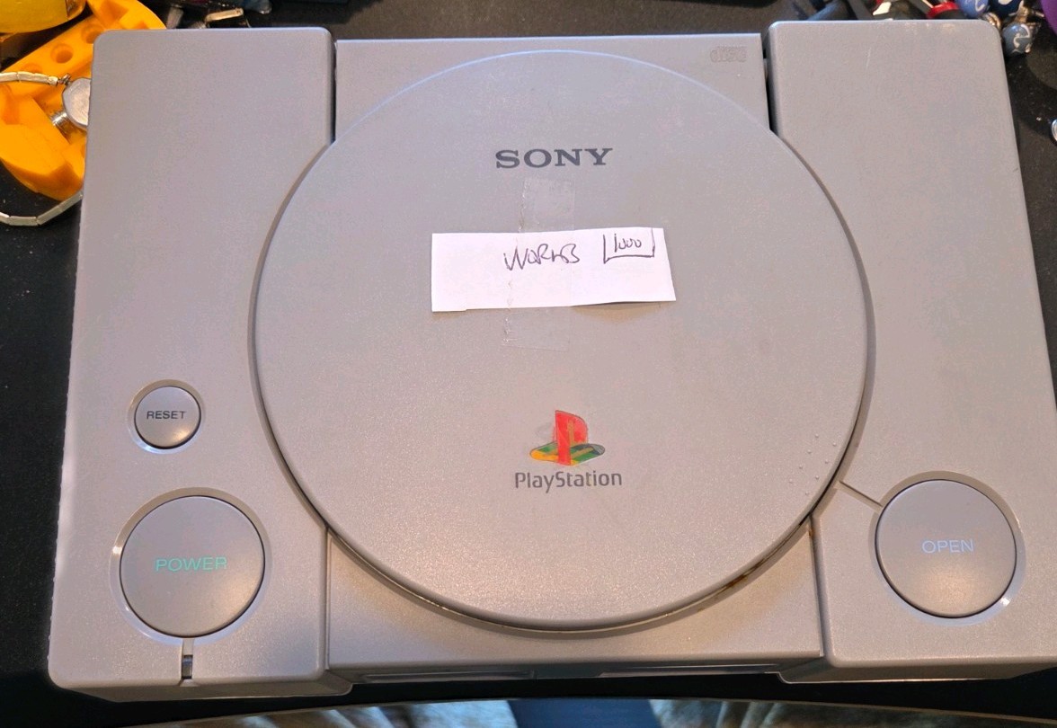 PS1 Playstation Japanese SCPH-1000 Console Only audiofile Tested Works U.S. Ship