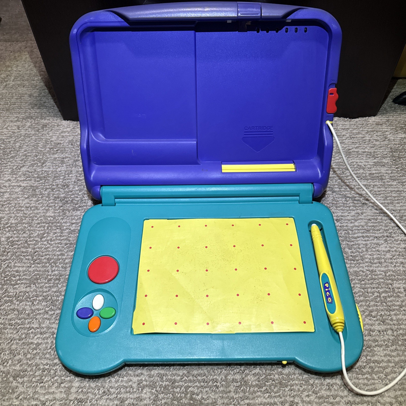 Sega Pico Edutainment System Console IN BOX MK-49002 1994 3 Games Tested Working