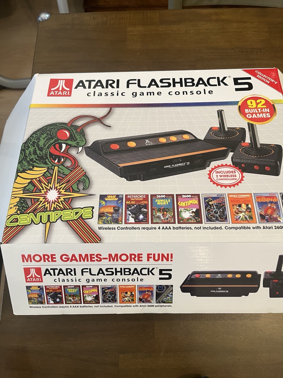 Atari Flashback 5 Classic Game Console Collector’s Edition 92 Built In Games