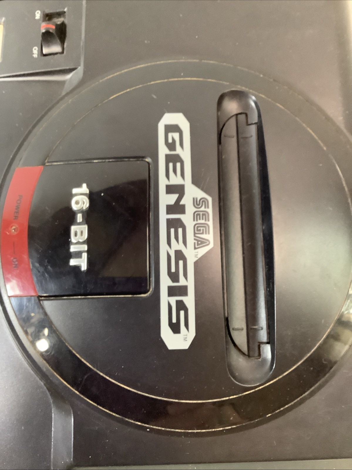 Tested/Works! Sega Genesis Model MK-1601, 2 Controllers, Power Adaptor