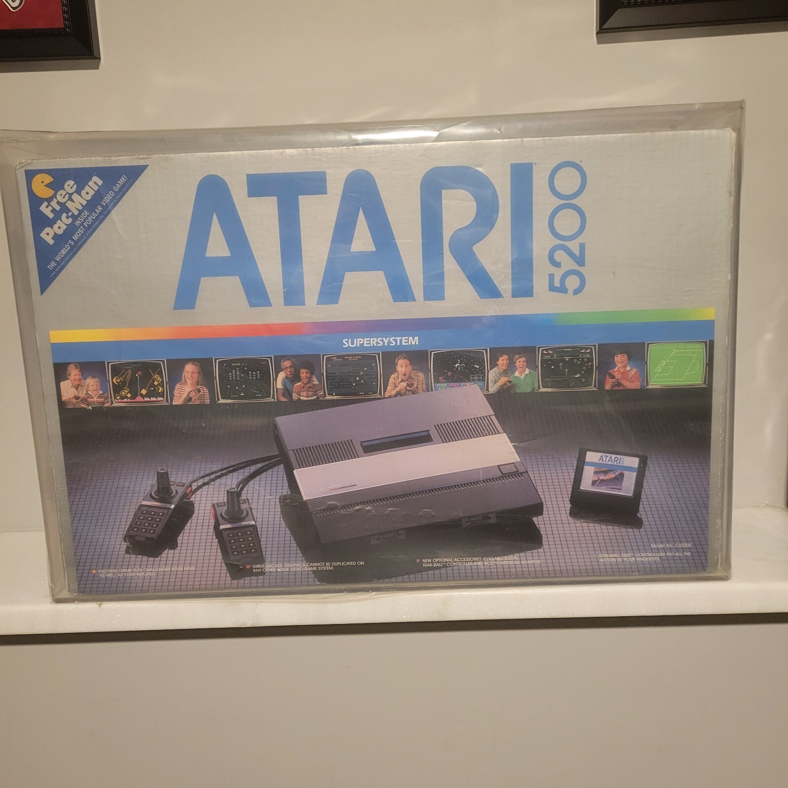 1983 Atari 5200 New In Box GRADED CAS Q80 Amazing! W/Pac Man Sealed.