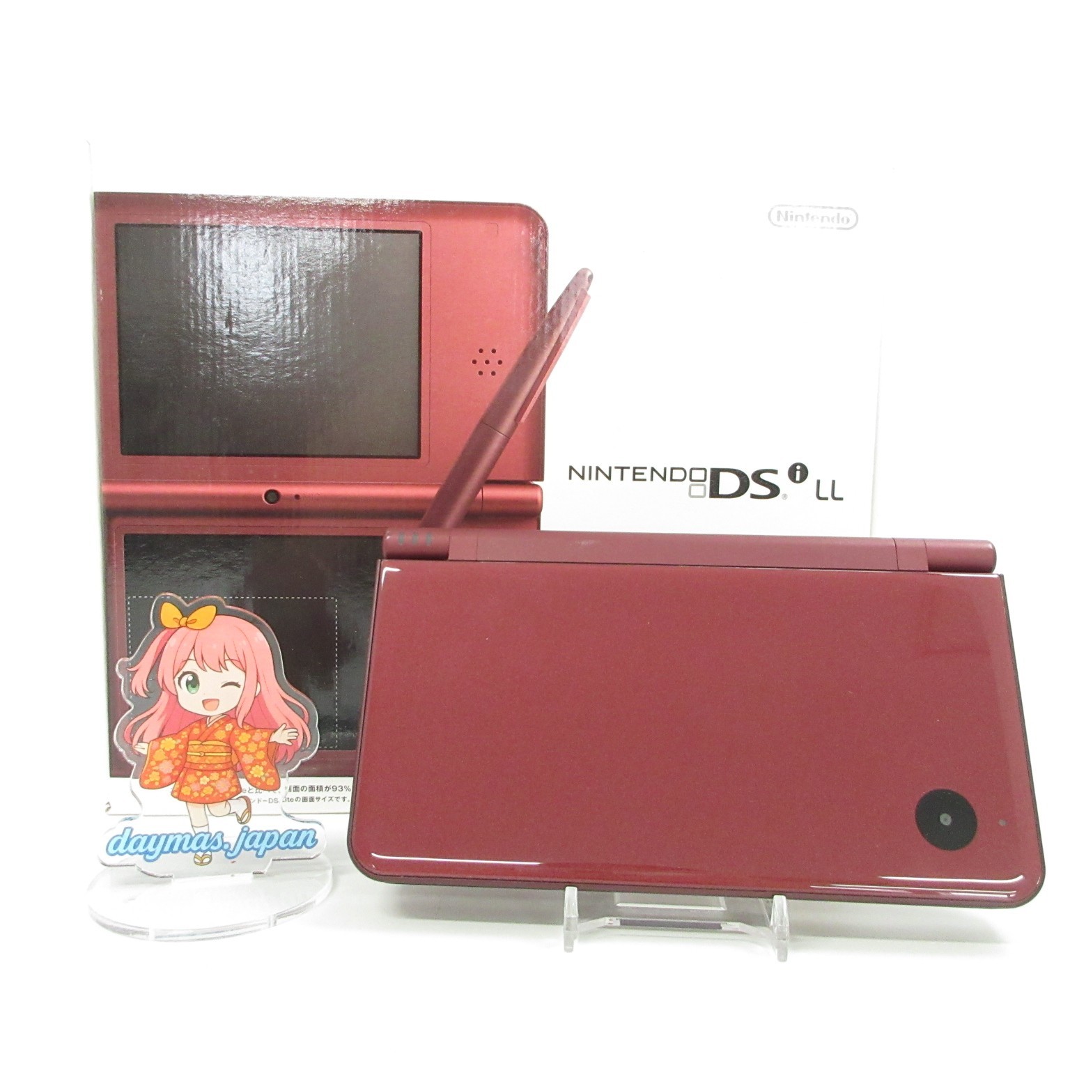 【Near Mint】Nintendo DSi LL XL Wine Red Console Japanese Edition #Arr0527/01