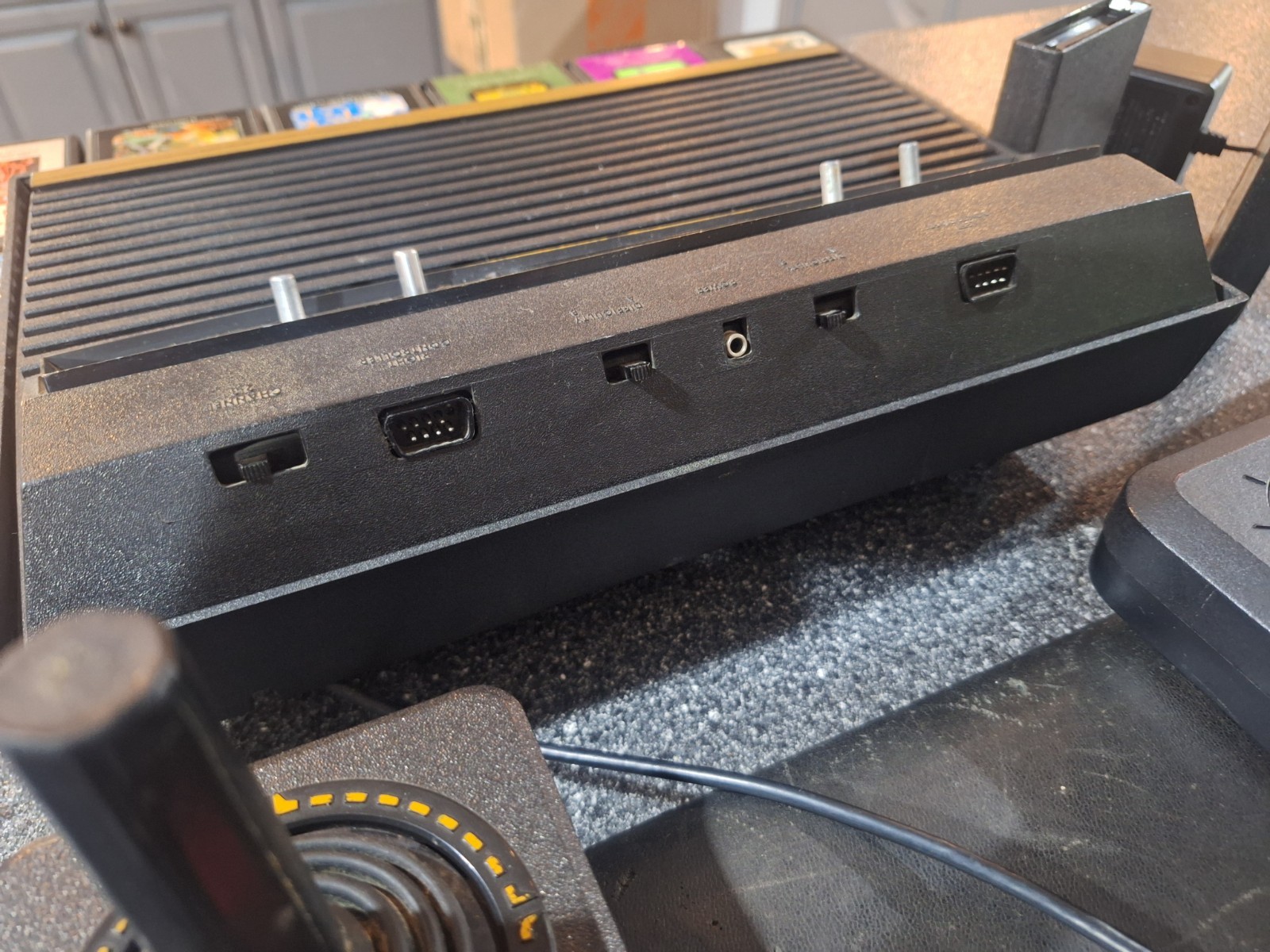 Atari 2600 4-Switch Console TESTED 100% WORKING Bundle With Games