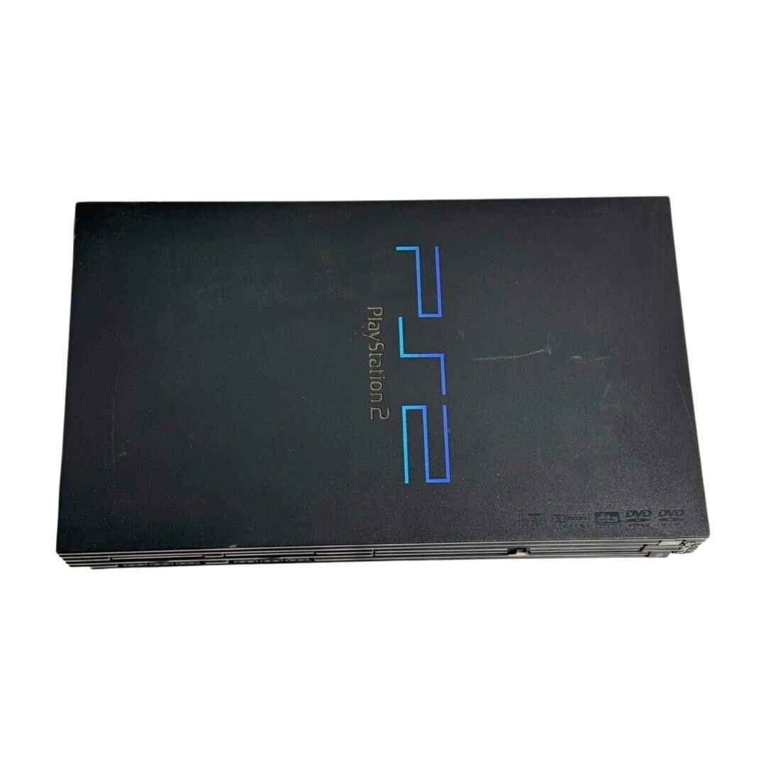 Sony PlayStation2 PS2 black SCPH-30000 Console controller Cable Junk Japan