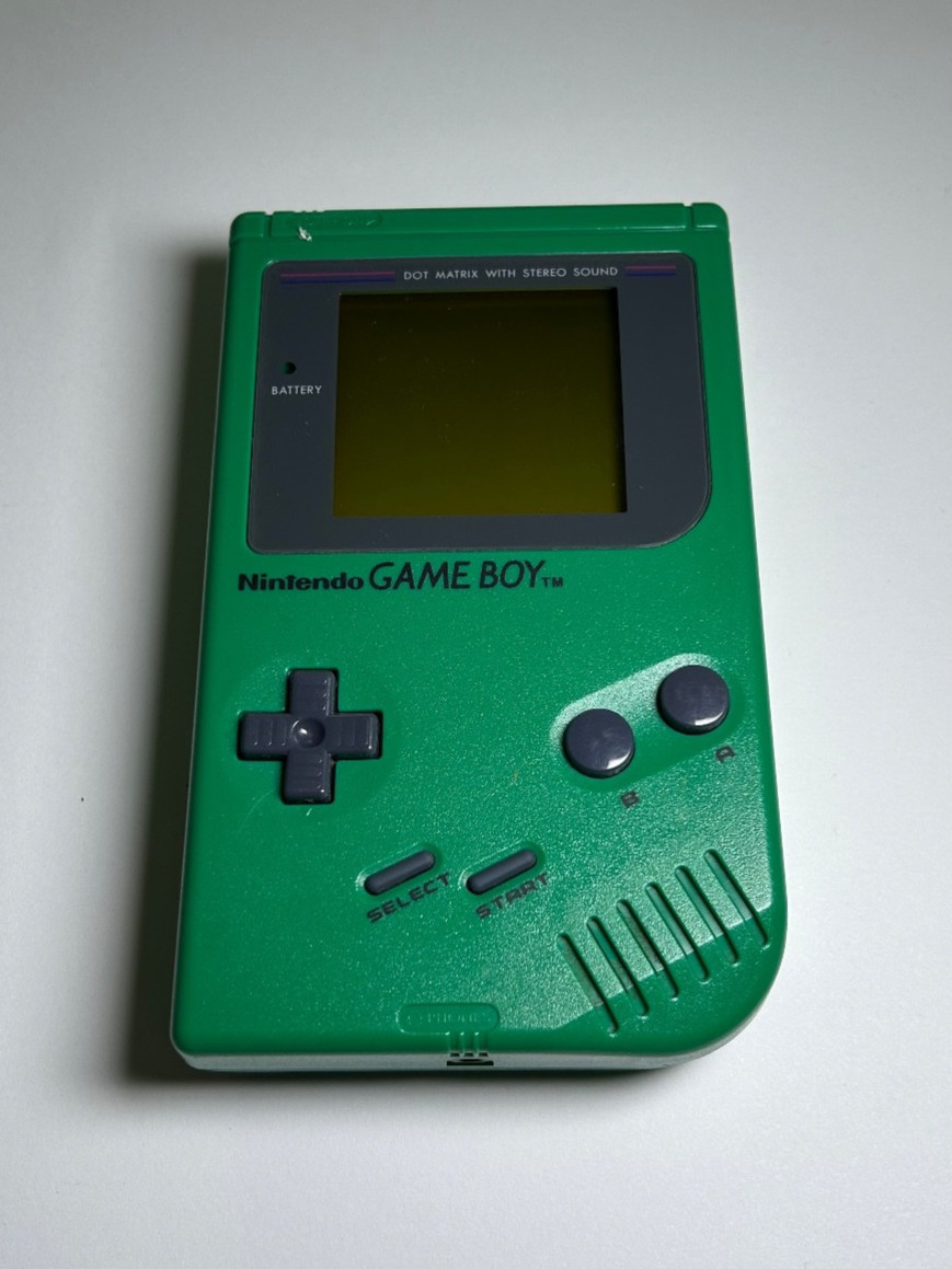 Green Nintendo Game Boy Game Console With Case and manual – TESTED WORKING
