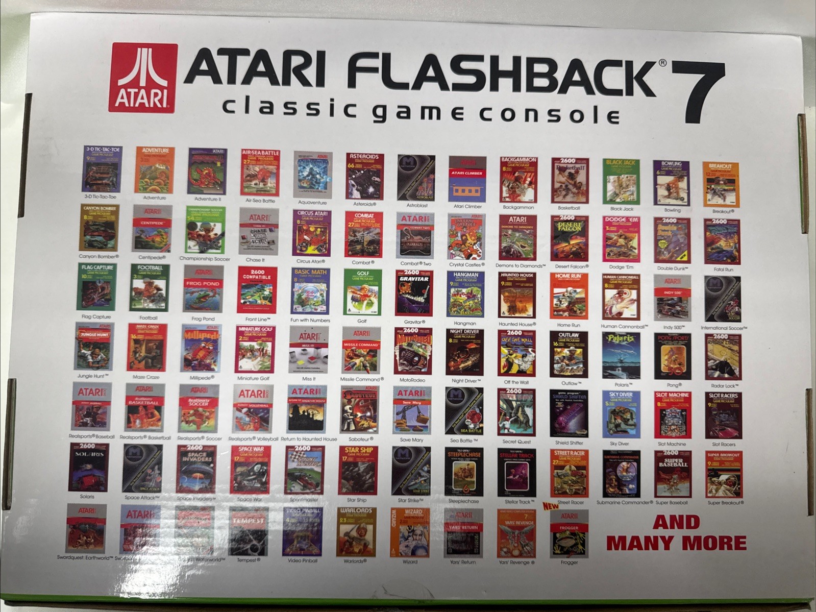 Atari Flashback 7 Classic Game Console 101 Built In Games 2 Wireless Controllers