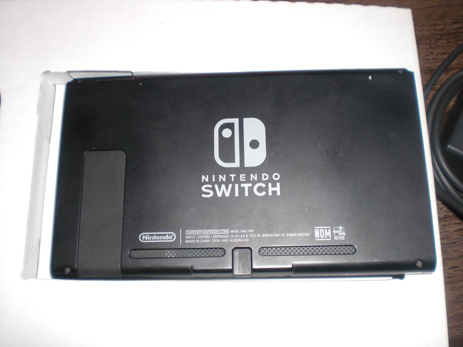 UNPATCHED Nintendo Switch Console System Low Serial COMPLETE CIB Dock Joy Con V1