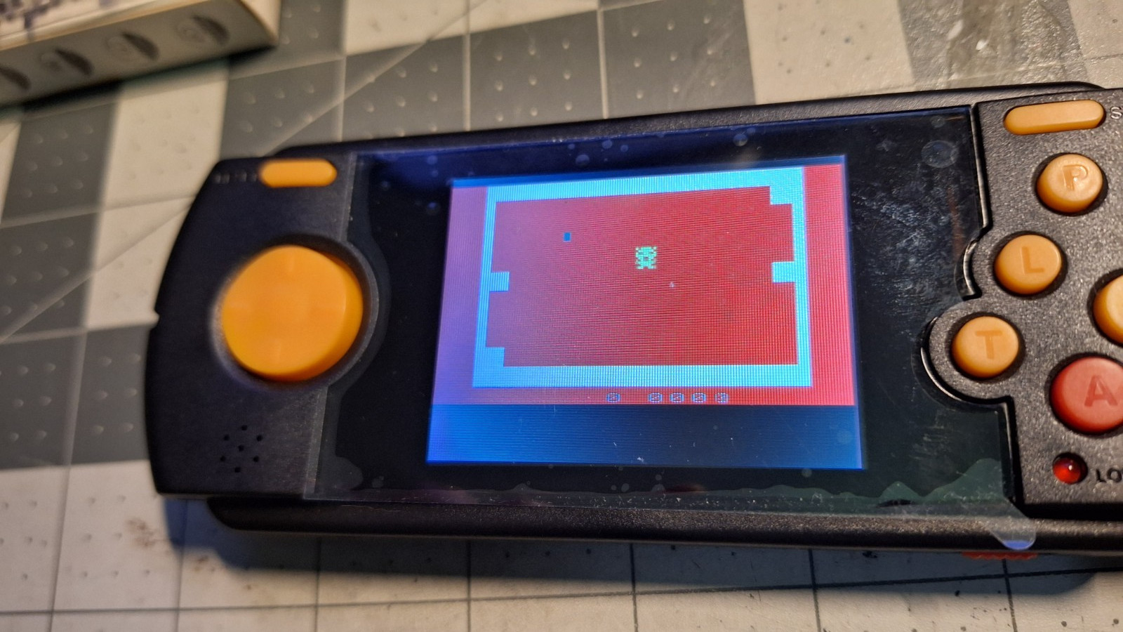 Atari Flashback Portable Deluxe 40th Anniversary + SD CARD + Handheld WORKS