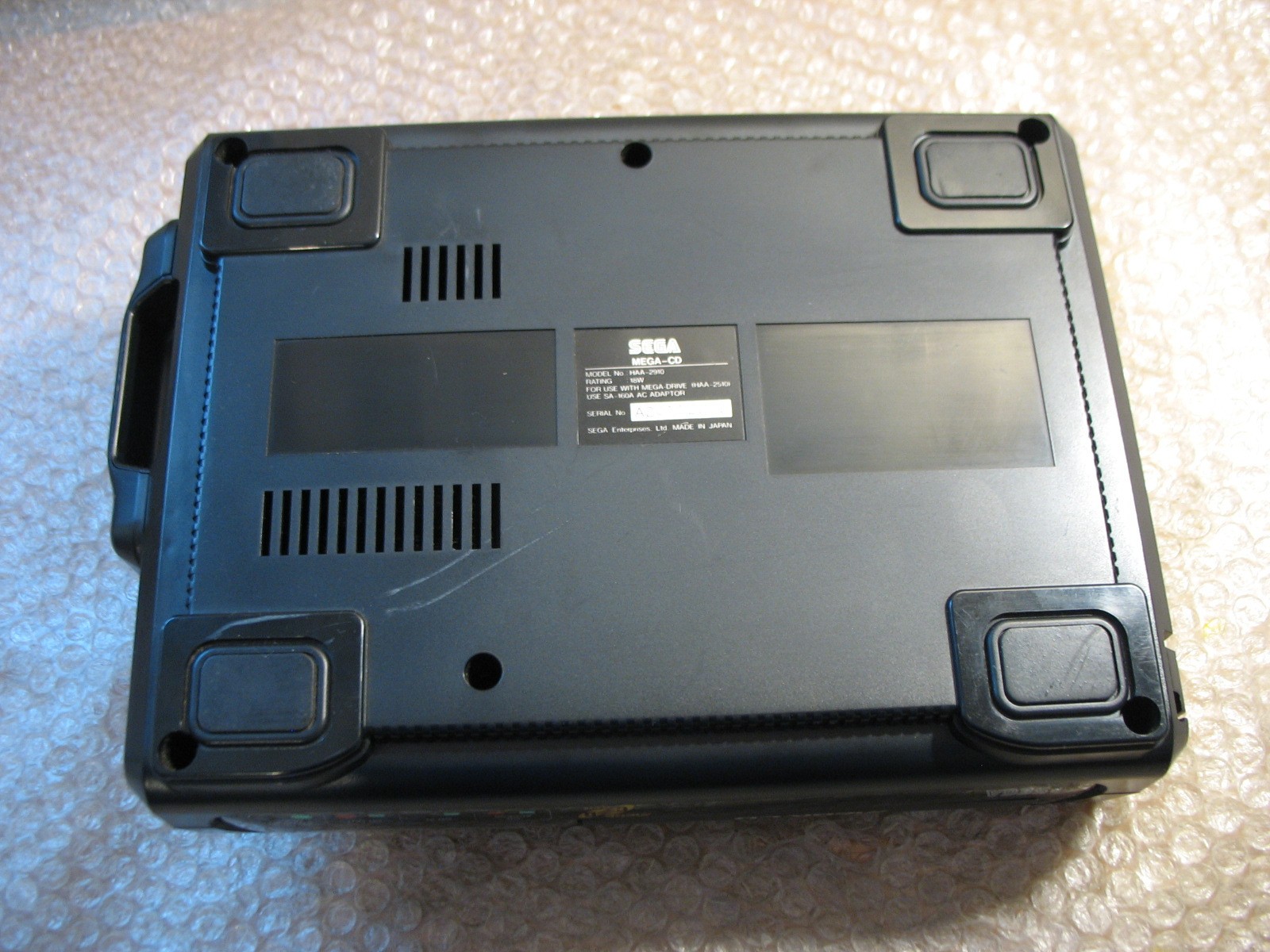 (ONLY UNIT NOT WORKING) SEGA MEGA CD FRONT LOADING CONSOLE JAP!