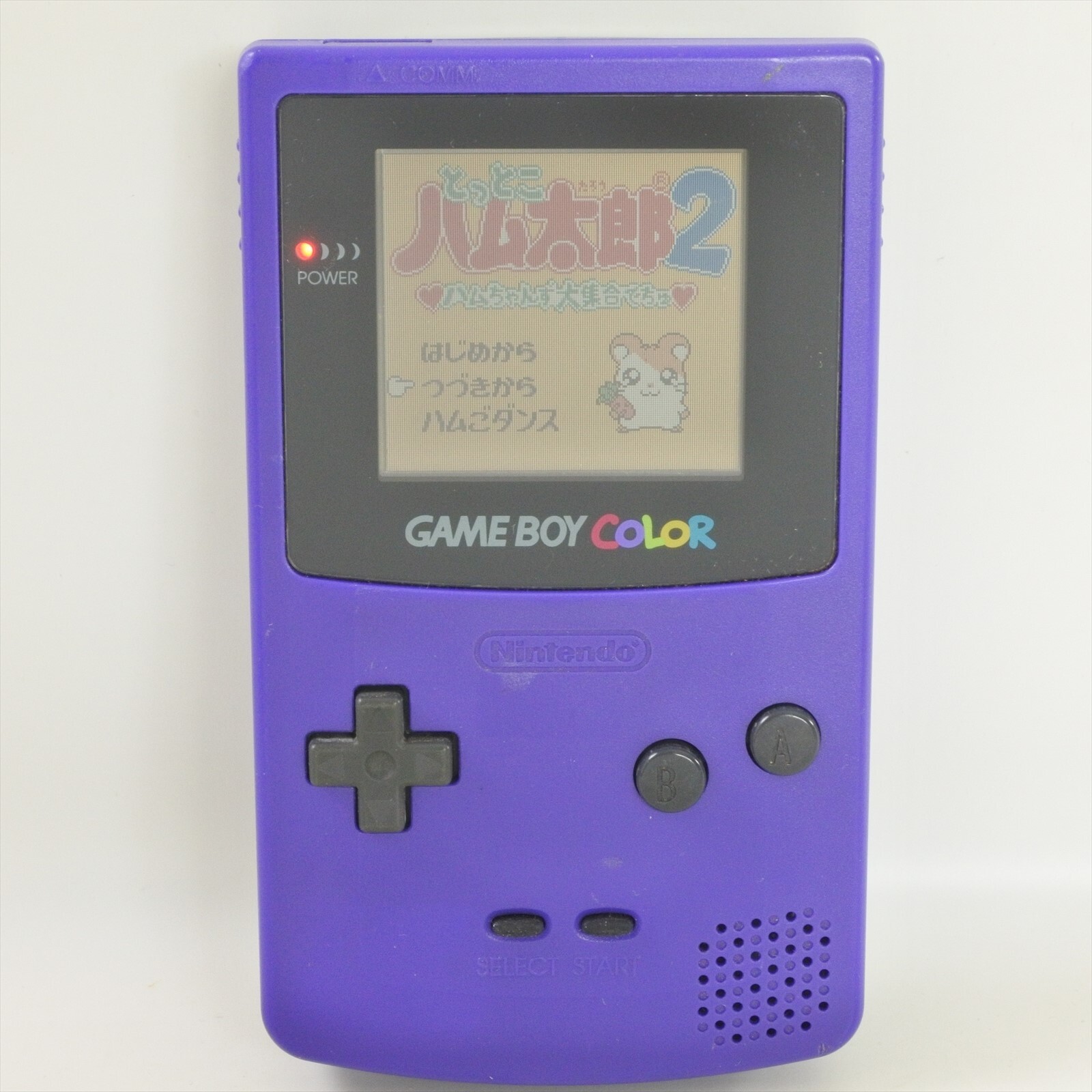 JUNK Gameboy Color Console Purple CGB-001 NO Sound Nintendo JAPAN 3309 gb