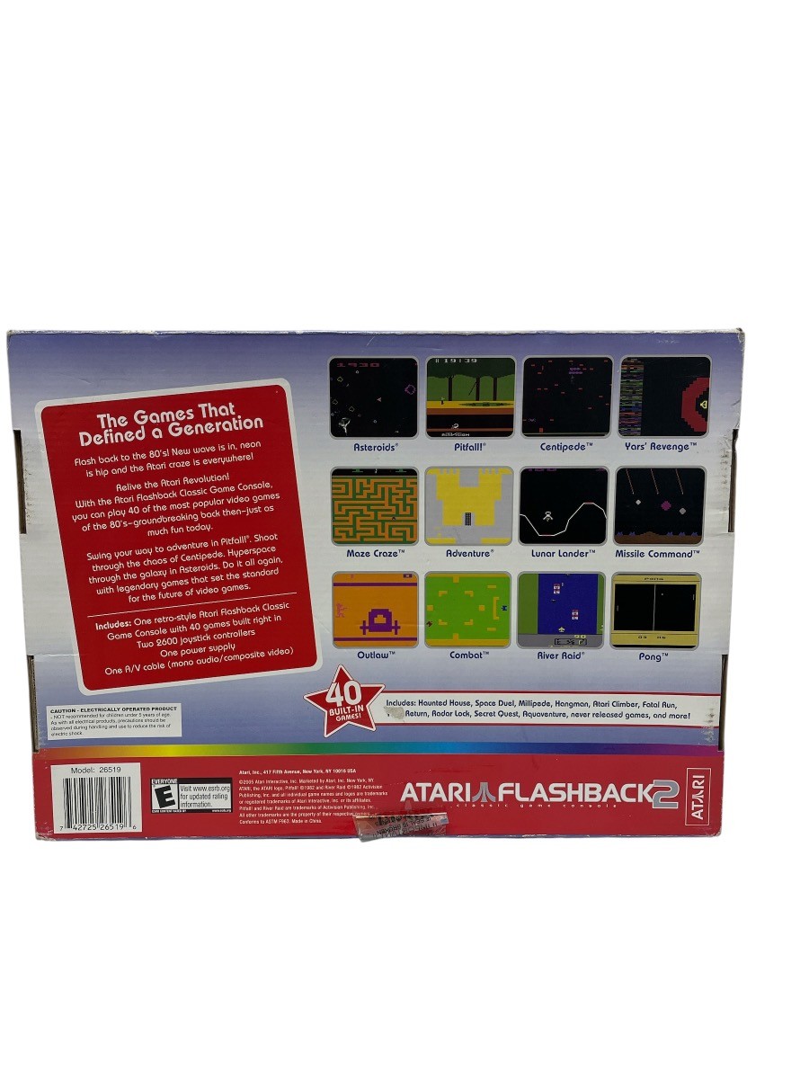Atari Flashback 2 Classic Retro TV Game Console (PDS041954)
