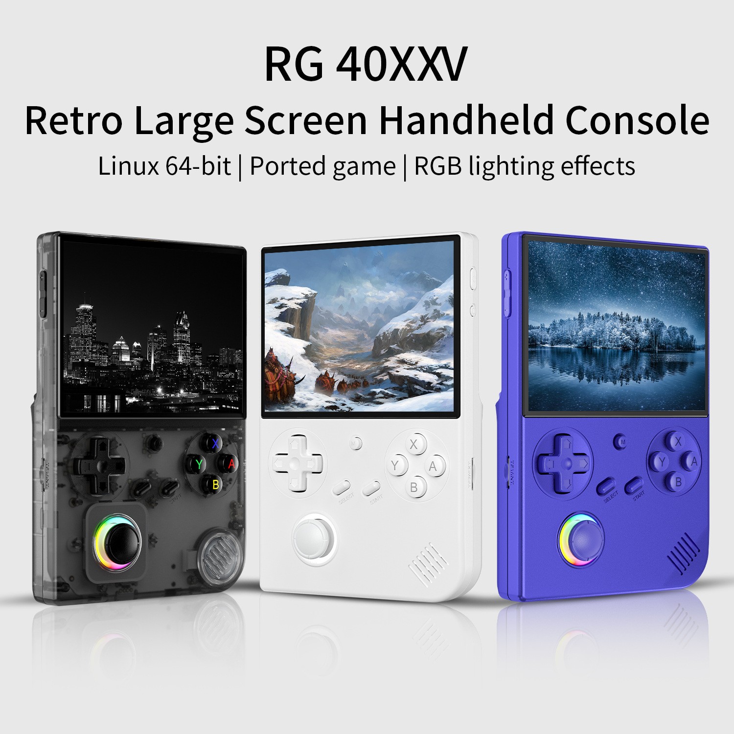 ANBERNIC RG40XXV Handheld Game Console 4” IPS Screen Video Output Joystick RGB