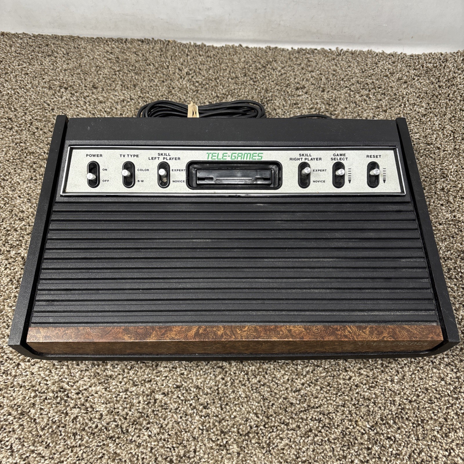 Sears Tele-Games Atari 2600 Heavy Sixer Console With Box TESTED