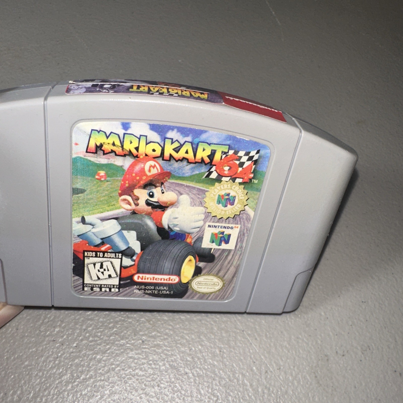 Mario Kart 64 (Nintendo 64 N64) Cartridge Tested – Authentic – Sticker Top Label