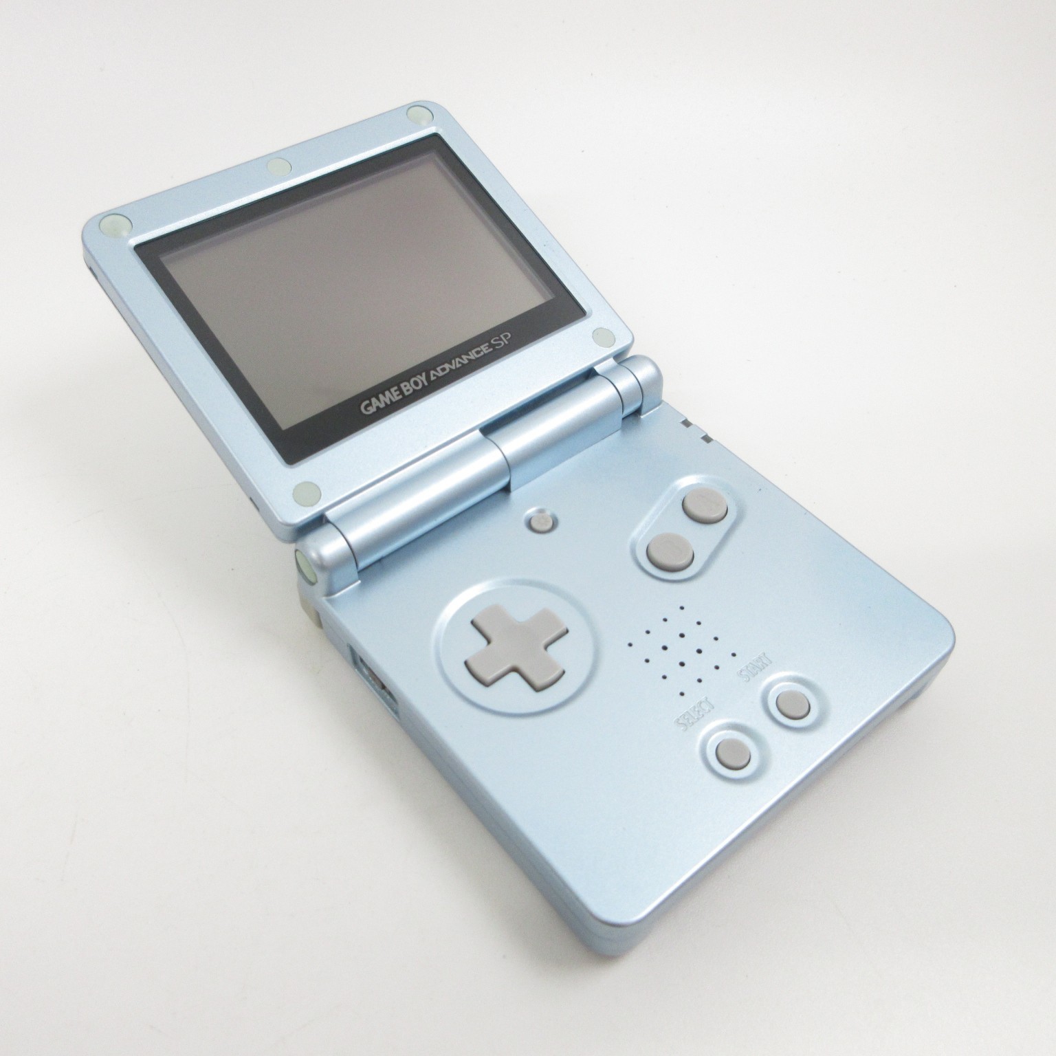 【Excellent】Nintendo GameBoy Advance SP Pearl Blue GBA Console #RET08/0608/01