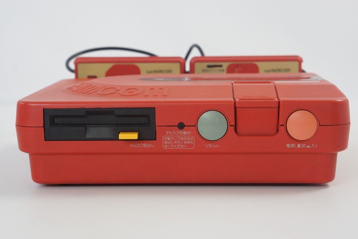 TWIN FAMICOM SHARP Console System AN-500R Red Tested Ref 365182