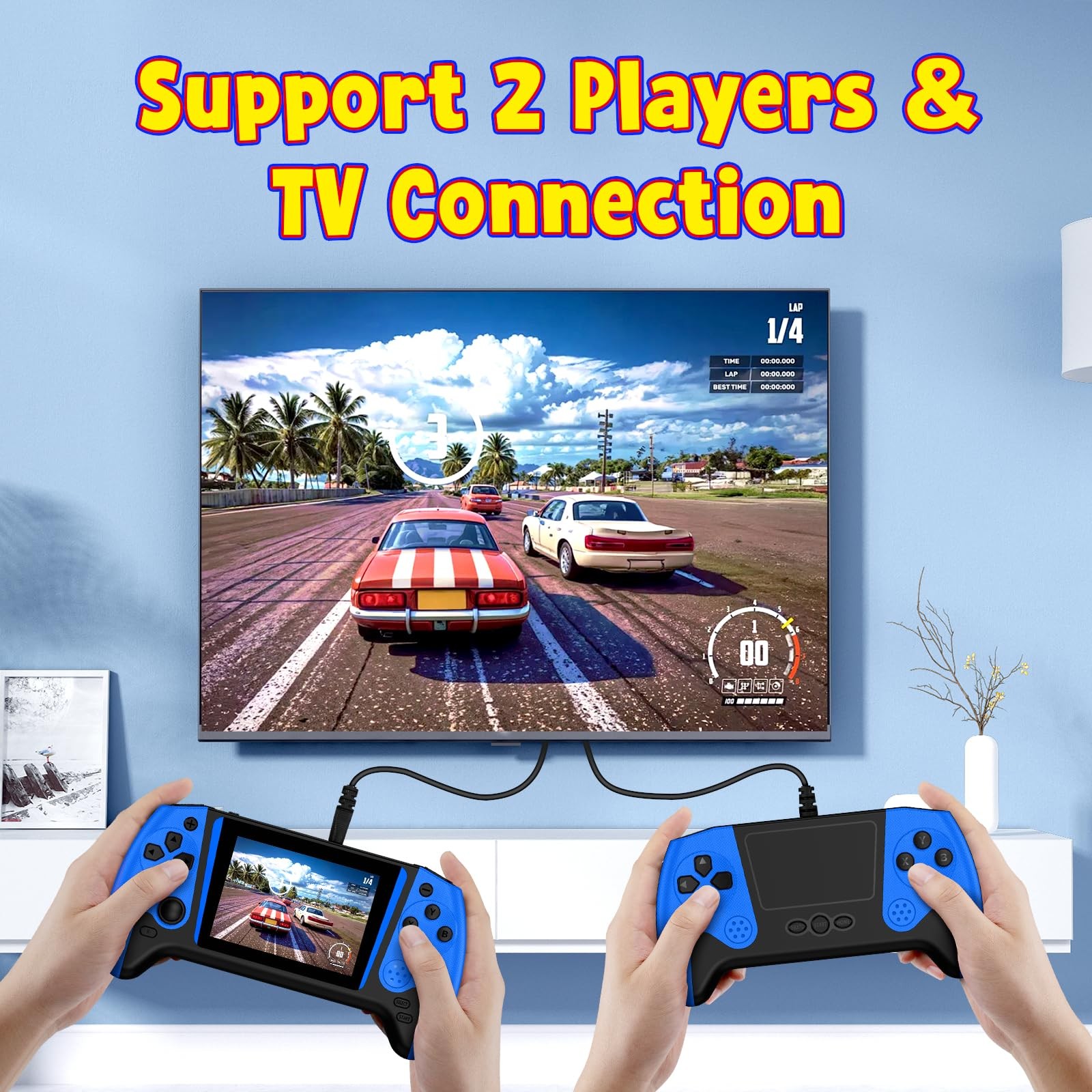 Portable Retro Handheld Game Console, 200 Built-in Classic Retro Games, Handh…