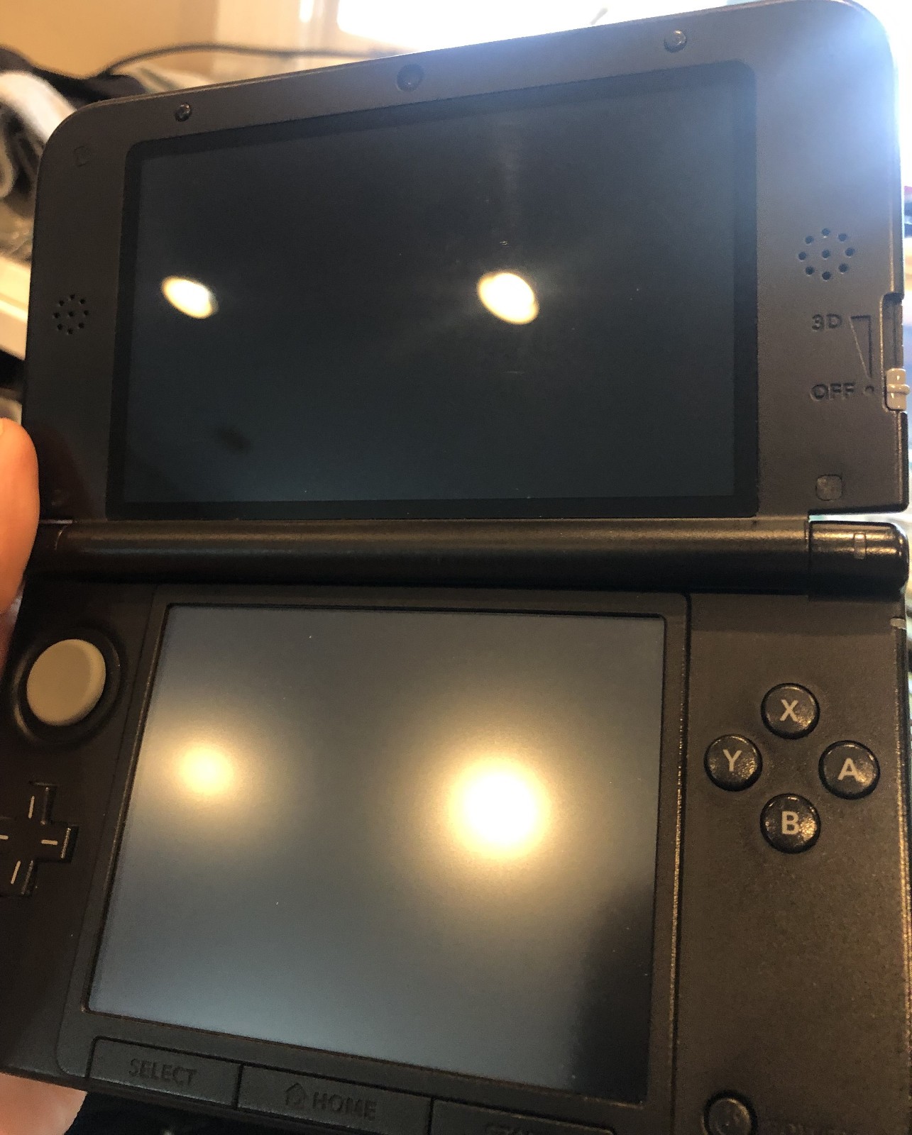 Nintendo 3DS XL Red + Blue SPR-001 Console – w/Charger/Stylus – Fully Tested