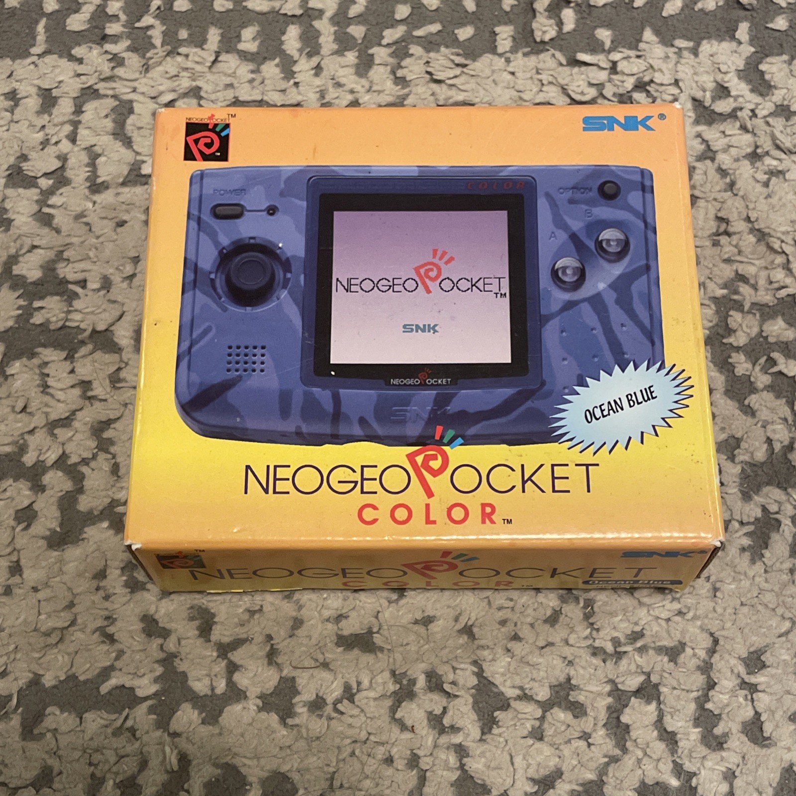 Neo Geo Pocket Color Ocean Blue Console Boxed SNK NGPC Complete